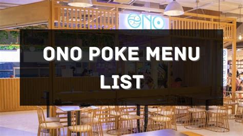 Ono poke kitchen  86 $$ Moderate Asian Fusion, Fast Food