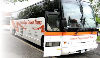 Onondaga coach bus trips  Whether you are planning a trip for your organization, family or are a professional tour organizer, we can help you with all of your travel needs