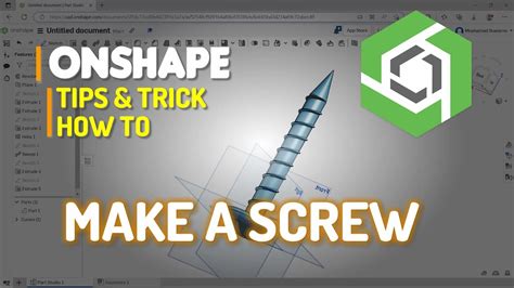 Onshape screw threads  Have you tried the built-in hole tool recently? I think they’ve made some updates recently to make it more flexible