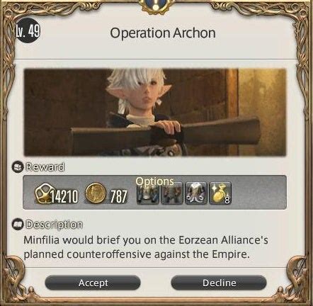 Operation archon ff14 1 Data Requirements Players must first obtain a chocobo companion before