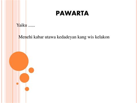 Opo kang diandharake pawarta kasebut pada adeg-adeg kanggo miwiti ukara c