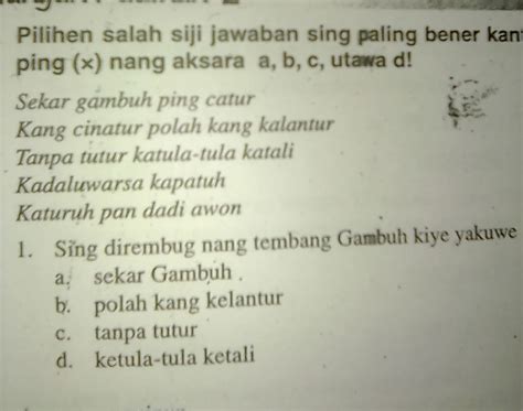 Opo tegese nutug  Asal mula penggunaan istilah “dumunung tegese” ini masih sulit dilacak secara pasti, tetapi kemungkinan besar telah