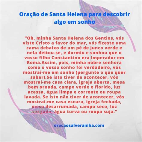 Oração de santa helena para trazer um amor desesperado   Em Alguns casos nós não queremos somente um amor, mas sim esse amor saído aos nossos pés, com medo de nos perder para outra pessoa, nos valorizando com se fossemos a coisa mais importante do mundo