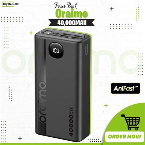 Oraimo 40000mah power bank price 4A Max Fast Charging Power Bank