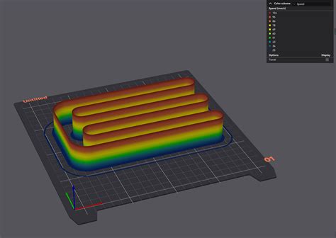 Orca slicer retraction test  Retraction speed: 40 mm/sec