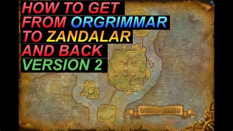 Orgrimmar to zandalar  The only quest being offered on the boat is from Shaw and its for BFA’s against overwhelming odds, not anything else