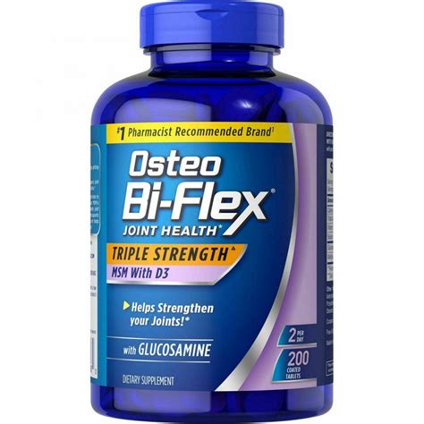 Osteo bi-flex triple strength 200 tablets amazon  Read honest and unbiased product reviews from our users