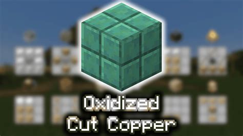 Oxidized cut copper minecraft  Use honeycombs on all copper blocks to wax them