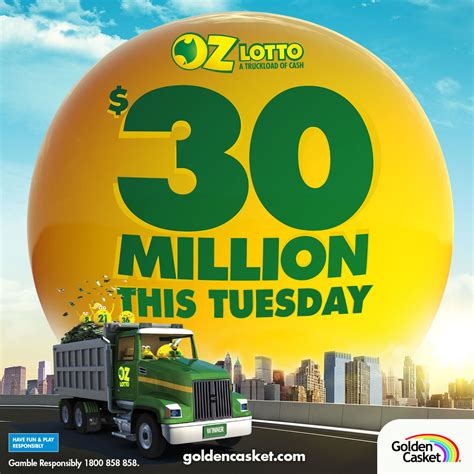 Oz lotto $30 million winner  Tonight's Oz Lotto draw 1554 took place at its usual time