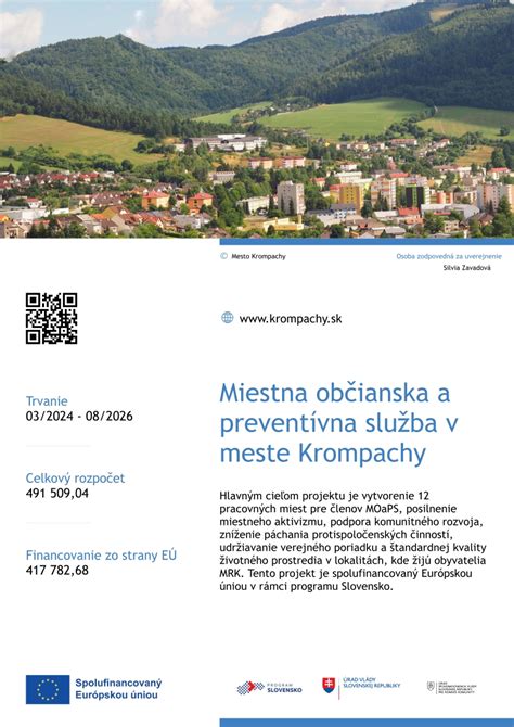 Oznamy mesta krompachy 2021 | Komunitné centrum na Hornádskej ulici - Mesto Krompachy poskytuje sociálne služby v komunitnom centre (ďalej „KC“)