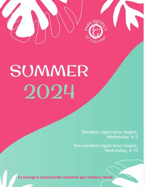 2024 PDLG Summer Brochure by Park District of La Grange - Issuu