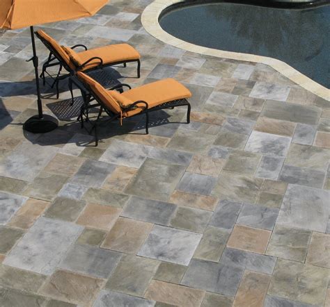 Pacific slate pavers  Durability We install interlocking stone pavers that are individually placed with sanded joints making them flexible enough to prevent snapping and breaking even as the earth shifts beneath