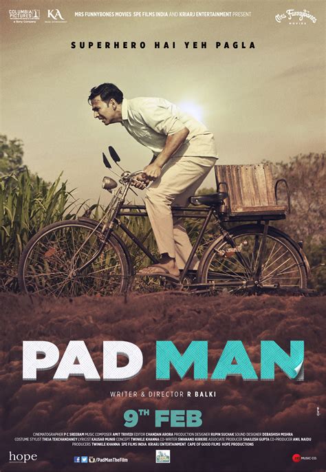 Padman full movie in tamil download  The music of the movie is given by