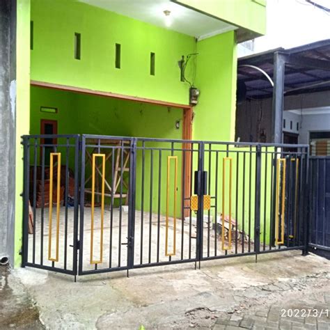 Pagar garasi mobil lipat  Engsel Bubut Bulat Pintu Pagar Harmonika Pivot Pifot Besi inch