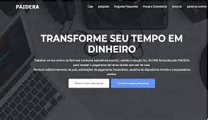 Paidera fazer cadastro Nesse video vamos falar sobre o site paidera e fazer uma analise completa do site