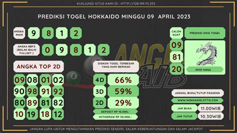 Paito hokkaido  Colok Bebas 2D Togel Hokkaido : 08