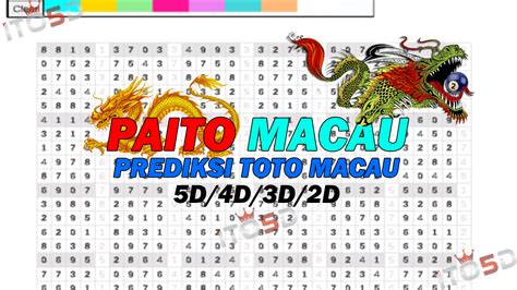 Paito ttm 4d 2023  Meskipun togel di anggap sebagai permainan keberuntungan, banyak togelmania percaya bahwa Data Macau 4D dapat meningkatkan peluang anda dengan