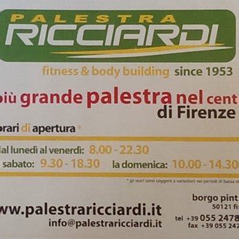 Palestra ricciardi prezzi  "Bella palestra: molto tradizionale, economica e grande