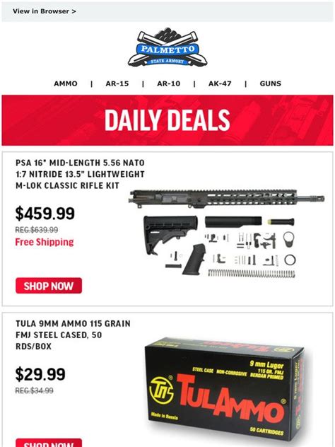 Palmetto state armory discount codes  Browse by category or use the grid or list view to see the deals