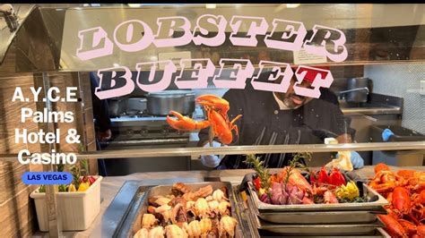 Palms lobster buffet review , which will host guests in an open food hall setting