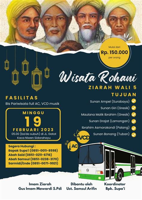 Pamflet ziarah wali 5  Hal-hal yang Dilarang ketika Ziarah Kubur