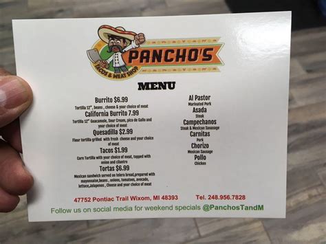 Panchos tacos wixom com Pancho's Tacos & Meat Shop Wixom MI, 48393 – Manta