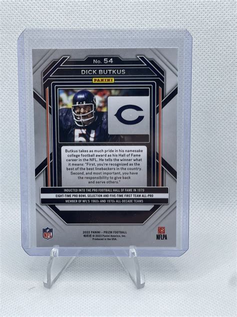 2024 Panini Prizm Football Dick Butkus #54 Bears Silver eBay