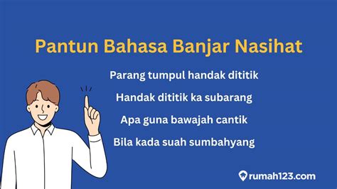 Pantun lucu bahasa banjar  Pantun biasa