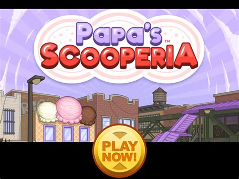 Papa's scooperia no flash  Papa's Scooperia