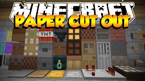 Paper cut-out texture pack  Create new or edit an existing world