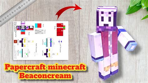 Papercraft beaconcream  Milenial kelahiran tahun 2000 asal Tangerang ini memang