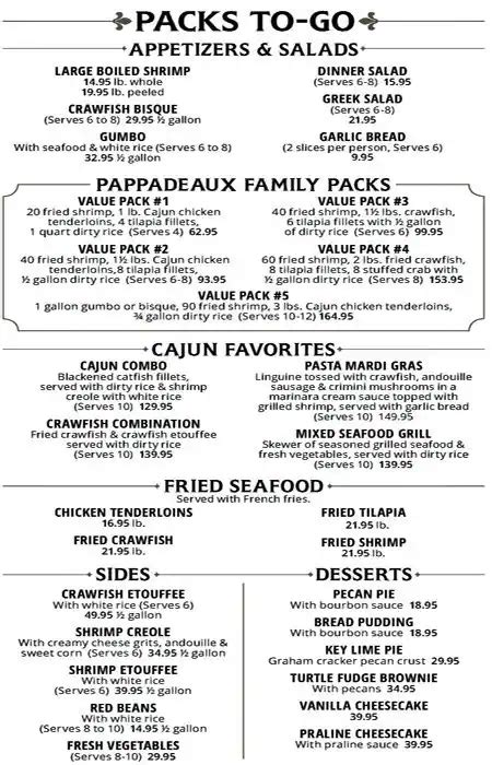 Pappadeaux brunch buffet  He brought with him a passion for quality and service that became the benchmark of his success as he opened restaurants throughout Tennessee, Arkansas and Texas
