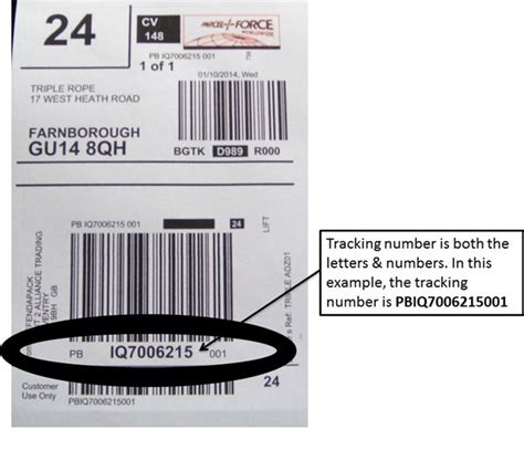 Parcelforce consignment com you will be provided with a tracking number in your order