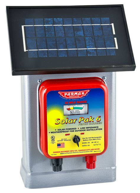 Parmak solar pak 6 repair  Parmak Deluxe Field Solar-Pak 6 America's first solar-powered electric fencer is low impedance and features exclusive built-in performance meter