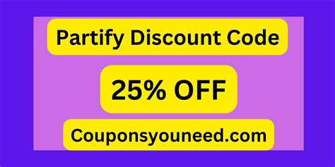 Partify discount code  Packager