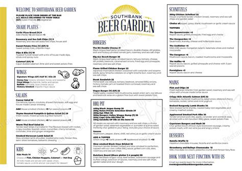 Parx beer garden menu Parx Beer Garden will be available for large group events including buy-outs and event rentals