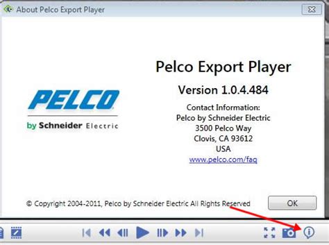 Pelco export player  Do Not Sell My Personal Information