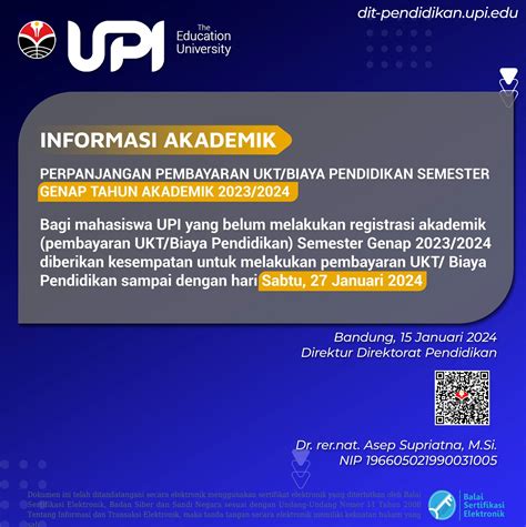 Pendaftaran s2 upi semester genap 2023 PMB UPI