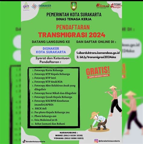 Pendaftaran transmigrasi online 2023  NASIONAL