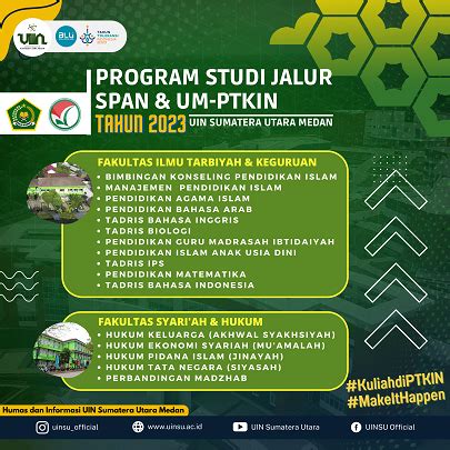 Pendaftaran uin syahada 2023  UIN Syahada Padangsidimpuan