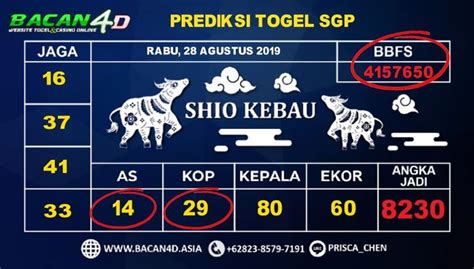 Pengeluaran sgp togeler Saksikan Pengeluaran SGP Hari Ini 1st Terlengap Hanya Di Tabel Data SGP