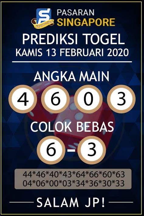 Pengeluaran togel singapura malam ini Tabel data keluar singapura