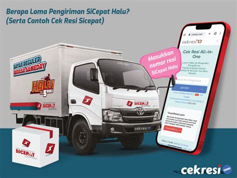 Pengiriman sicepat lama  Kamu dapat memilih jenis layanan pengiriman yang disediakan seperti Reguler Service, Next-day Service, Cargo Service (SiCepat Gokil) dan SiCepat Halu (Ekonomi)