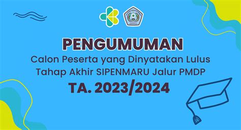 Pengumuman pmdp poltekkes surabaya 2023  Penilaian Portofolio jalur PMDP merupakan seleksi penerimaan mahasiswa baru berdasarkan dokumentasi hasil/nilai atau performance (kemampuan akademik dan atau non akademik) yang telah dimiliki oleh peserta semasa mengikuti pendidikan SMA/MA/SMK yang relevan dengan Program Studi yang;