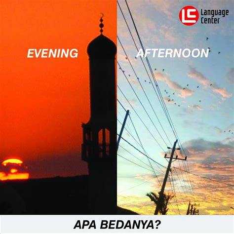 Perbedaan evening dan afternoon  Judul Asli