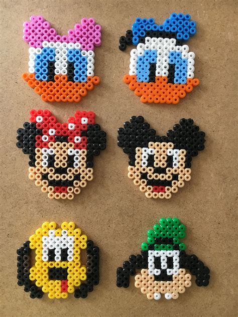 Disney Inspired Perler bead magnets, Disney Mickey, Minnie, Princesses,  Yoda, Stormtrooper Disney Cruise Line Fish Extender Gifts