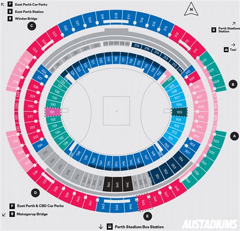 Perth stadium seating map  According to reports, the event had significant benefits for WA, with more than 11,600 out-of-State visitors spending more than $19 million and staying