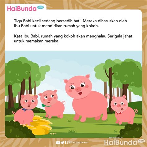 Pesan moral cerita tiga babi kecil brainly  Si Kancil dan Kura-kura