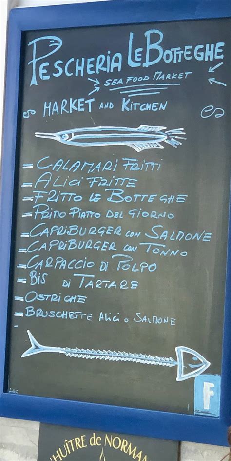 Pescheria le botteghe menu  Improve this listing