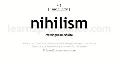 Pessimistic nihilism  The phrase itself is a contradiction